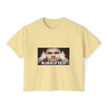 Kirkified Boxy Tee — 'Counting or Not Counting' Graphic Crop Shirt