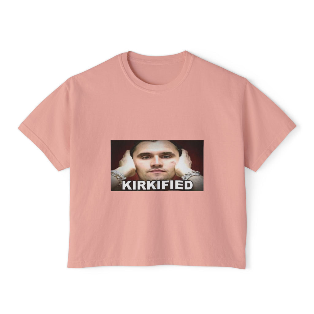 Kirkified Boxy Tee — 'Counting or Not Counting' Graphic Crop Shirt